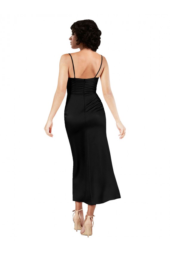 Black Cowl Neck Sleeveless A-Line Formal Evening Gown / Prom Dress / Bridesmaid Dress Edinburgh
